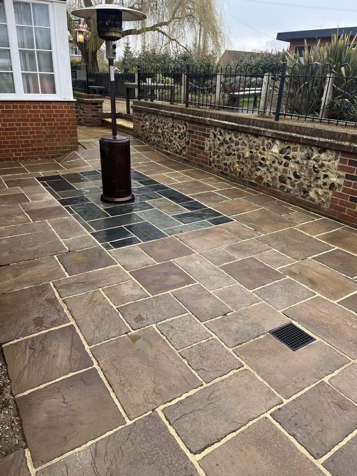 patio after pressure wash by Norfolk pro jetters
